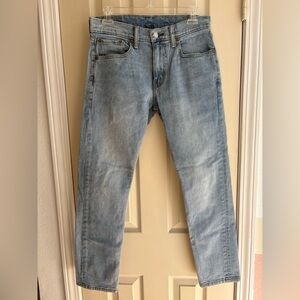 Levi’s 502 Taper Fit Jeans Men’s 30x30 Light Wash Blue Denim